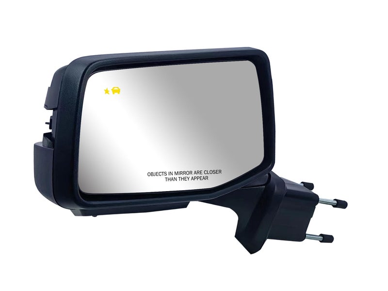 LONGLING Driver Left Side Door Mirror Power Heated with BLIS(Blind Spot Light) Glass Puddle and Signal Light Chrome Pirmer and Textured Back Cover for Chevrolet Silverado 1500 from 2019 to 2024 - Image 4