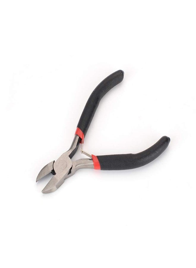 FLZOSPER Mini Diagonal Cutters，4.5-inch CR-V Multifunction Precision Wire Flush Cutting Pliers Stripper Hand Jewellery Making Tool Beading Side Cutter Clippers - Image 1