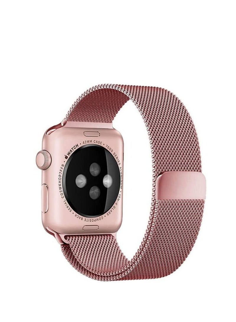 ELTRAZONE Strap / Band Compatible With Apple Watch Band 38/40mm Series SE 7/6/5/4/,Stainless Steel Metal For iWatch bands   Colors. (38/40mm, Rose Gold) - Image 3