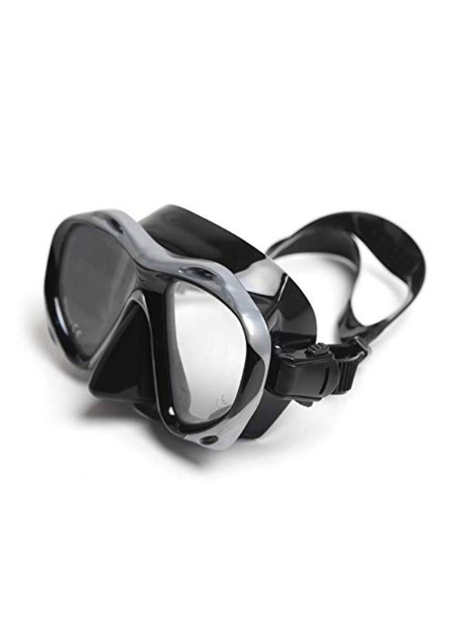 Whale Men’s Women’s Anti-fog Diving Snorkeling Goggles Two-window Scuba Diving Swim Goggles Swimming Tempered Glass Lens Flexible Silicone Skirt PC Frame Adults - Image 3