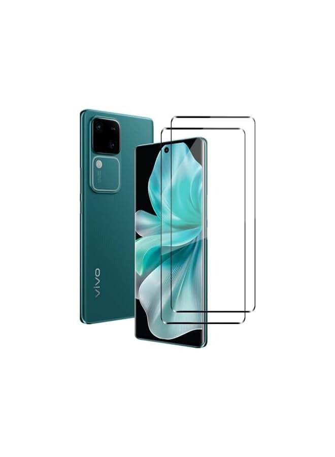 PROMASS [2 Pack] Tempered Glass for VIVO V30 5G Screen Protector,9H Hardness High Definition Full Covered Clear Scratch Resistant Bubble Free Anti-Fingerprints - Image 2