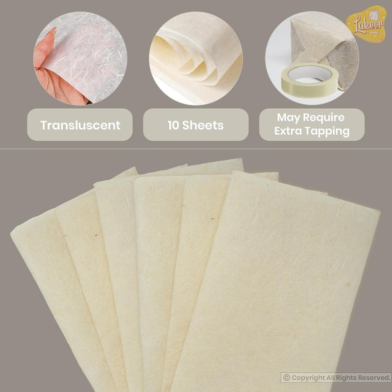 Lakeer Natural Fibre Gift Wrapping Paper-Pack of 10 Sheets, 60cm X 40cm, With Jute Rope for Gift Wrapping, Flower Wrapping, Gift Cover (Eco-Friendly) - Image 4