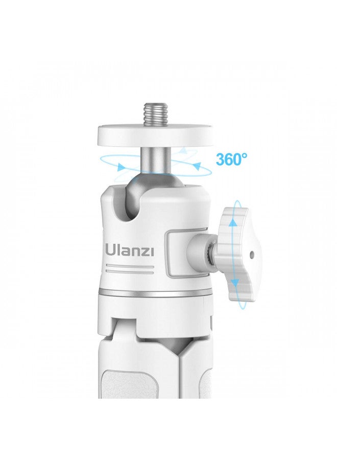 ULANZI Extension Pole Tripod, Mini Selfie Stick Tripod Stand Handle Grip for iPhone 13 Pro Max Samsung OnePlus Google Smartphone Canon G7X Mark III Sony RX100 VII A6400 Cameras Vlogging (Off-White) - Image 2