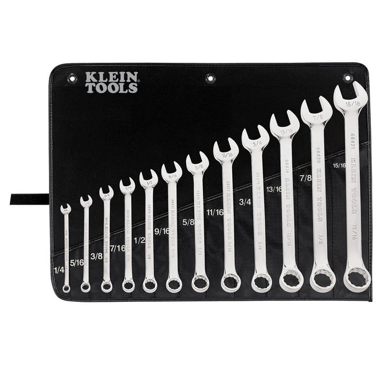 Klein Tools 68404 Combination Wrench Set 12Piece