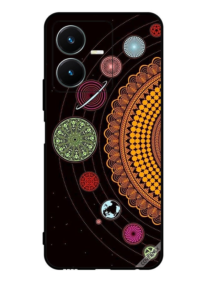 Covernex Protective Case Cover For Vivo Y22s Mandala Solar System Art - Image 1