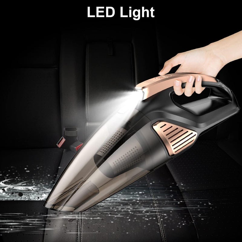 iWagon i2008 Car Vacuum Cleaner 140 Watts 5000 PA Powerful Suction Vacuum Cleaner with Washable HEPA Filter, 3 Accessories,Compact,Light Weight & Easy to use (Black and Red) - Image 4