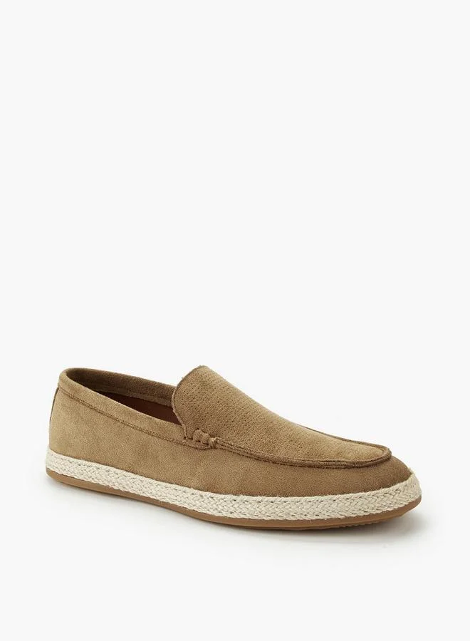 Peppermint Men Textured Espadrille Loafers