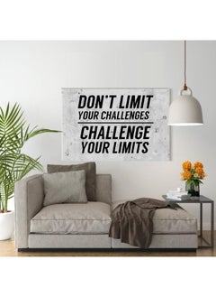 Home Gallery Canvas Wall Art, Abstract Framed Portrait of Motivational Poster  - Image 3
