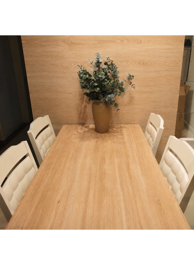 (40*500CM) Beige Wood Grain Texture Peel and Stick Wallpaper, Waterproof and Oil-Proof Self-Adhesive Wallpaper, Vinyl Wall Stickers, for Kitchen Renovation, Desktop, Door, Cabinet Home Decor, Bedroom Living Room Wall Decoration, Renew Your Home - Image 2