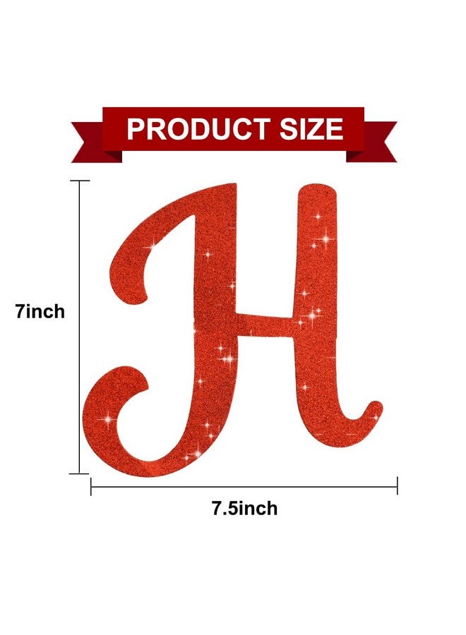 BEISHIDA لافتة عيد ميلاد سعيدة حمراء من بيشيدا - بدون تجميع، 10 أقدام، مزينة مسبقًا - لافتة عيد ميلاد لامعة، زينة للنساء، زينة حفلات عيد الميلاد - Image 3