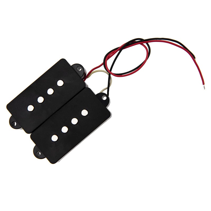 Yootones 2Pcs Yootones Bass Open Pickups Humbucker Pickup Compatible with 4 String P Bass Replacement (Black) - Image 5