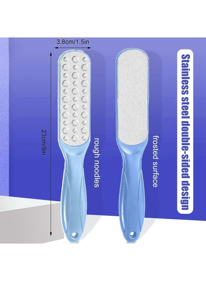 Foot File - Double Sided, Pedicure Foot Scrubber, Scraper Callus Remover, Foot Rasp For Cracked Heel & Foot Corn Removal, Dead Skin Exfoliator For Feet, (Baby Blue) - Image 5