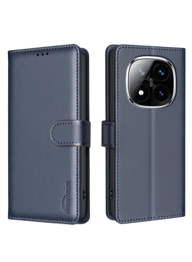 S-TOP Case For Redmi Note 14 Pro 5G / Note 14 Pro+ 5G Litchi Texture RFID Anti-theft Leather Phone Case - Image 1