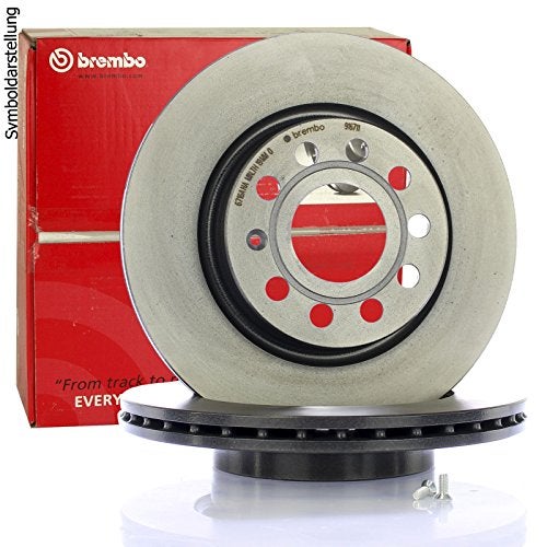 Brembo 09.A148.11 UV Coated vented Front Brake Rotor MITSUBISHI/MITSUBISHI (SOUEAST) OE# MR510966 - Image 1
