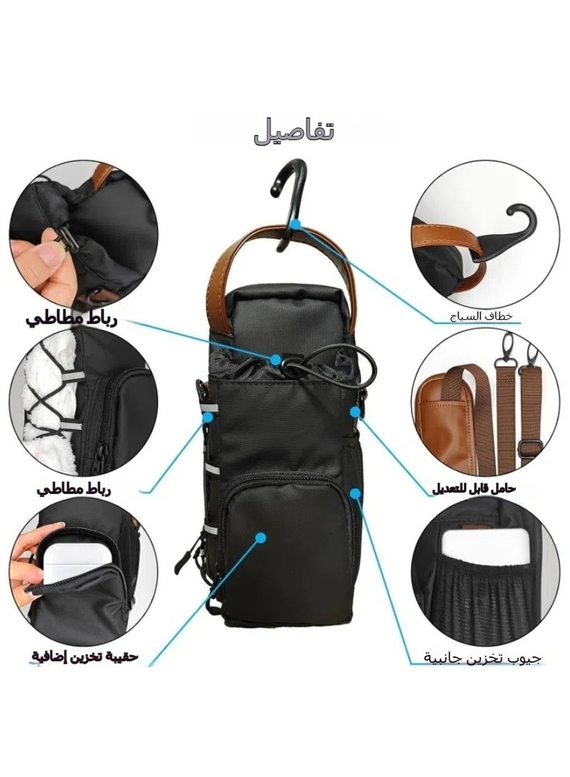 Special Gym Water Bottle Bag with Magnetic Cup Holder, Durable Iron Suction, Outdoor Sports Hanging Holder. - Image 4