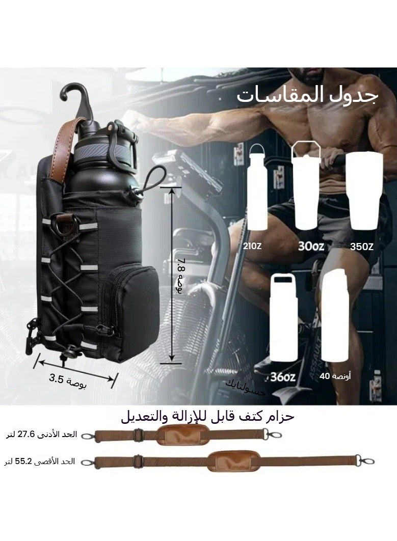 Special Gym Water Bottle Bag with Magnetic Cup Holder, Durable Iron Suction, Outdoor Sports Hanging Holder. - Image 3