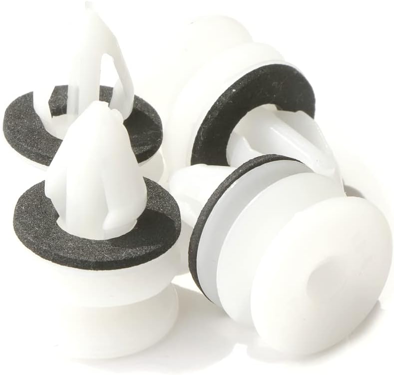 Lantee 10 Pcs Door Panel Retainer Clips with Sealer for GM 11519031 & Ford W711521-S300 - Image 3