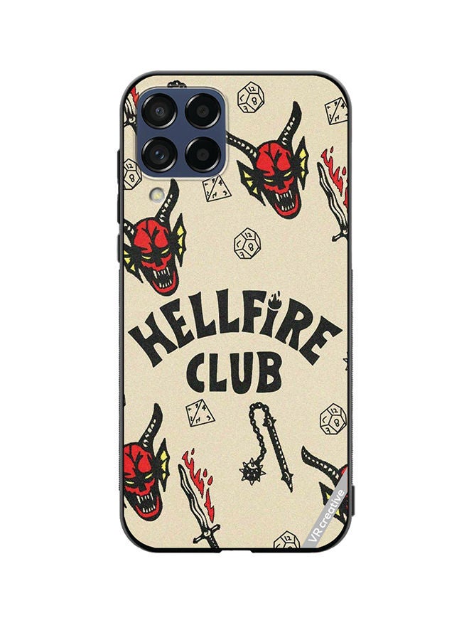 VR CREATIVE Protective Case Cover For Samsung Galaxy M33 Hellfire Club Design Multicolour - Image 1
