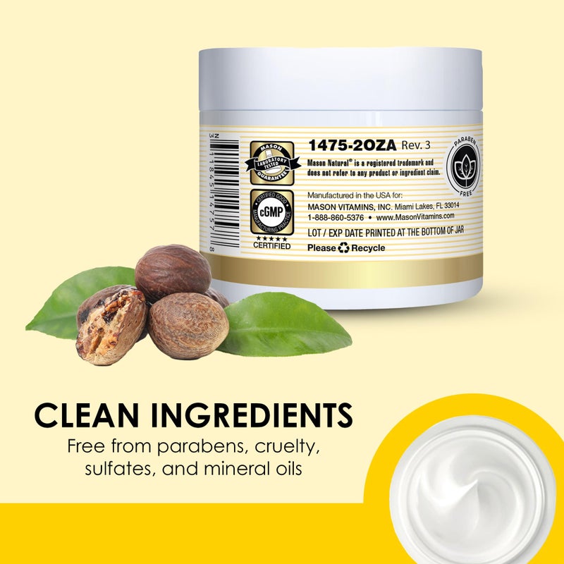 MASON NATURAL Collagen Premium Skin Cream, Womenâ€™s Anti,Aging Face & Body Daily Moisturizer for Hydration & Firmness, Pear Scent, 2 oz - Image 5