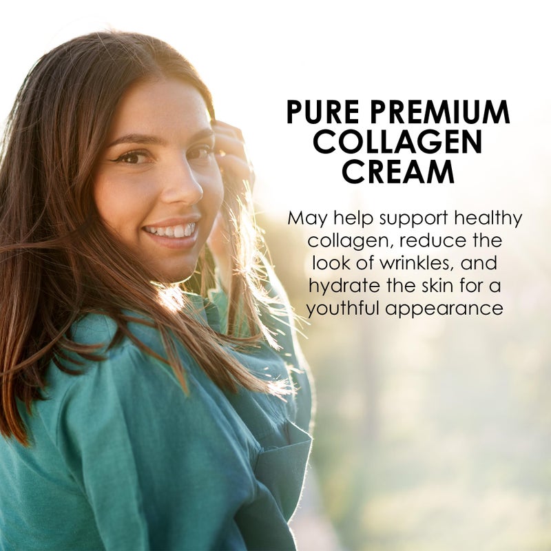 MASON NATURAL Collagen Premium Skin Cream, Womenâ€™s Anti,Aging Face & Body Daily Moisturizer for Hydration & Firmness, Pear Scent, 2 oz - Image 3