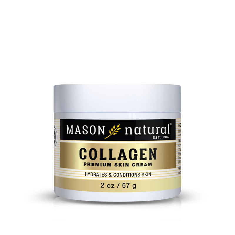 MASON NATURAL Collagen Premium Skin Cream, Womenâ€™s Anti,Aging Face & Body Daily Moisturizer for Hydration & Firmness, Pear Scent, 2 oz - Image 1
