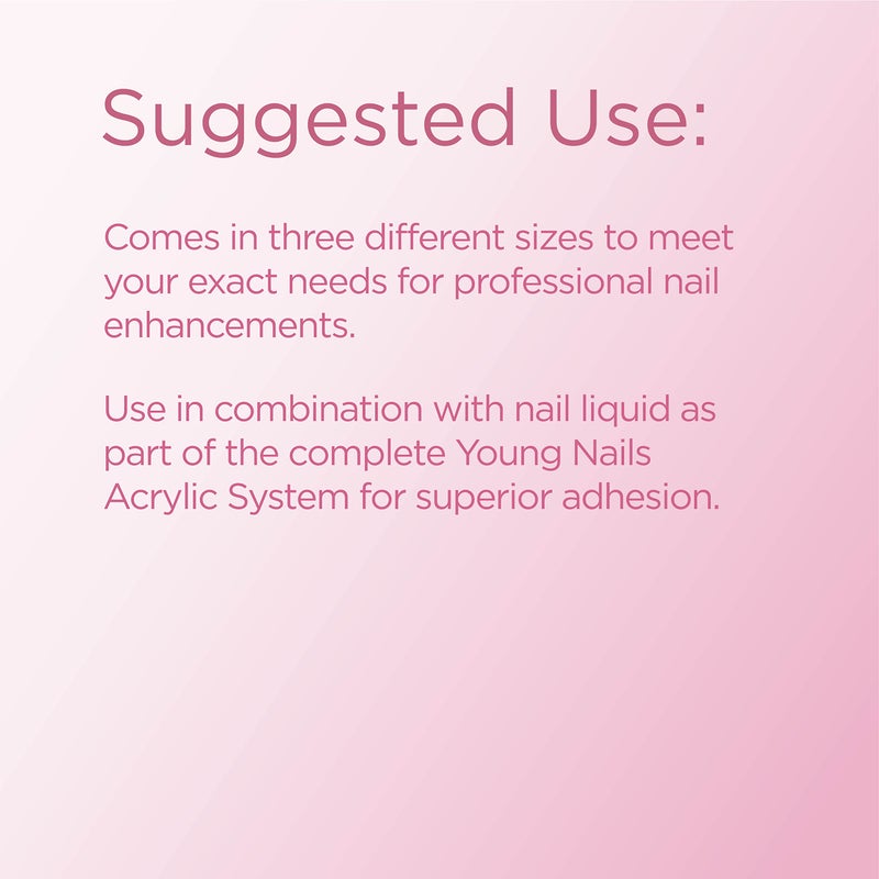Young Nails Acrylic Core Powder - Self-Leveling Acrylic Nail Powder, Clear Nude Pink White Acrylic Powder for Nail Extenstion, Professional Grade, Superior Adhesion, Color - Natural, 45g - Image 4