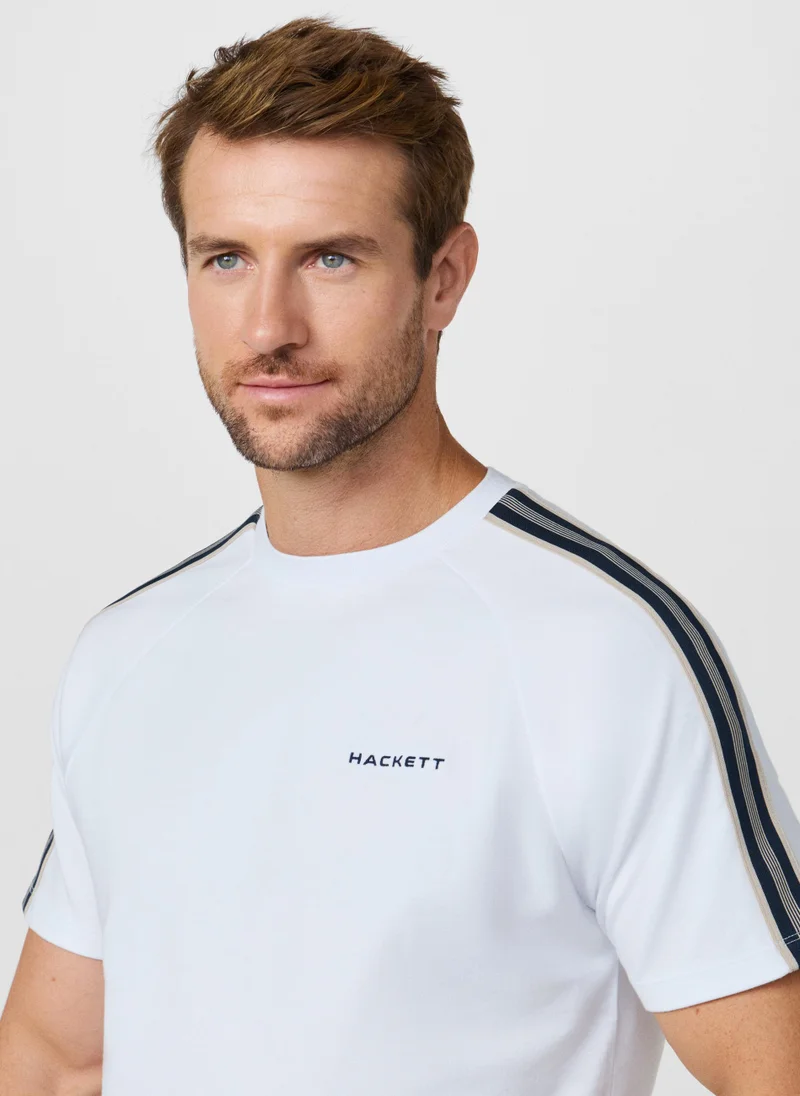 Hackett  Classic Fit Short Sleeve Tape T-Shirt for Men | Best Price UAE