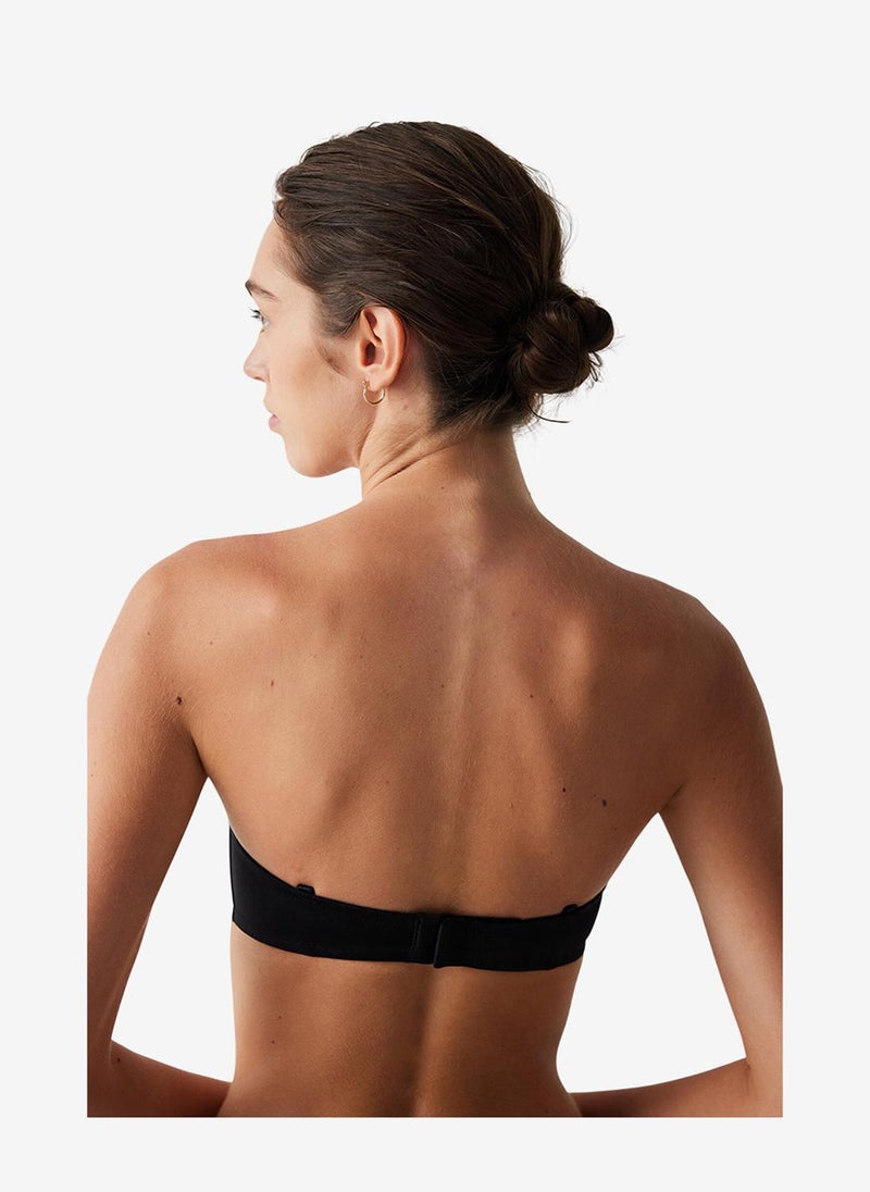 Penti Women Wow Strapless Black Wired Padded Bra - Image 5