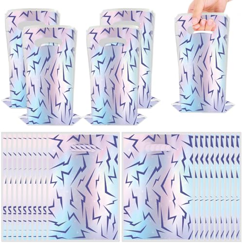 JU XIN 30Pcs Purple Demon Birthday Party Favor Bags,Singer Hunters Themed Goodie Candy Bags Party Supplies - Image 1