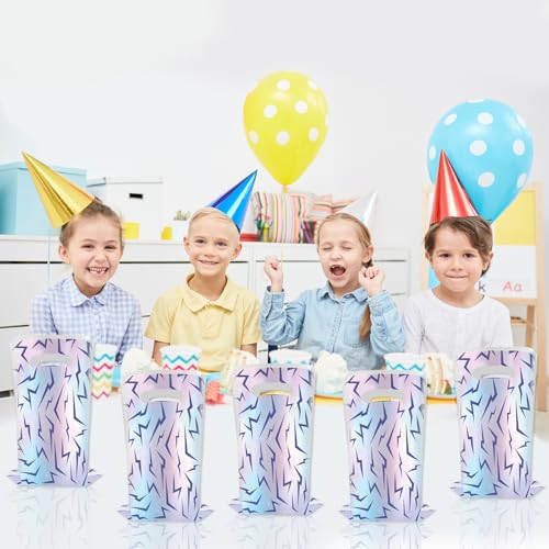 JU XIN 30Pcs Purple Demon Birthday Party Favor Bags,Singer Hunters Themed Goodie Candy Bags Party Supplies - Image 3