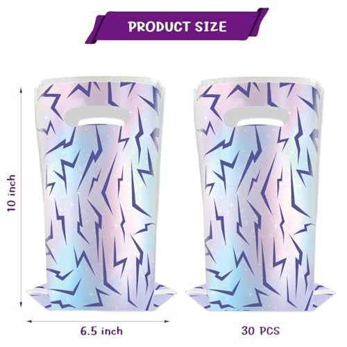 JU XIN 30Pcs Purple Demon Birthday Party Favor Bags,Singer Hunters Themed Goodie Candy Bags Party Supplies - Image 2
