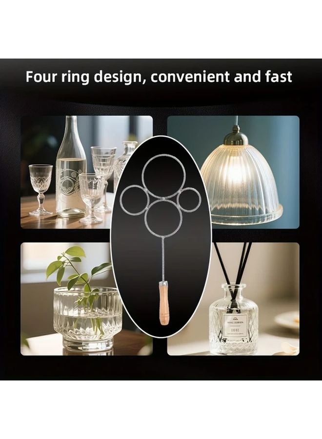 1Pc Four Hole DIY Glass Bottle Cutter Stainless Steel Heating Tool No Electricity Required - Image 3