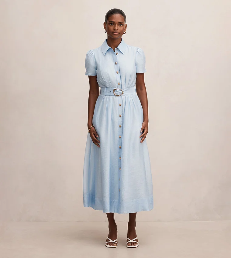 Forever New Avery Petite Short Sleeve Midi