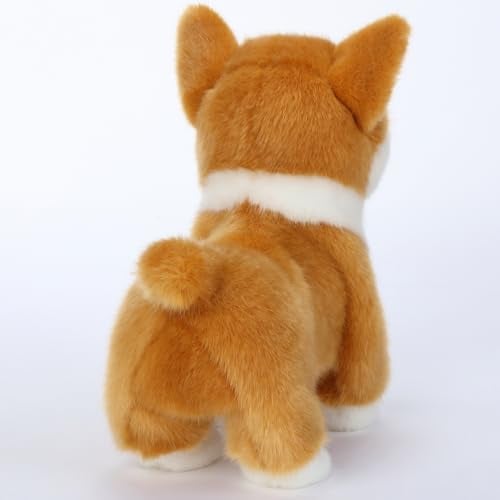 CU-MATE CUMATE Interactive Plush Corgi Dog Companion Robot Dog PetsHandmade Weighted Stuffed AnimalsElectronic Walking Toy with BarkingTail WaggingTalking - Image 5