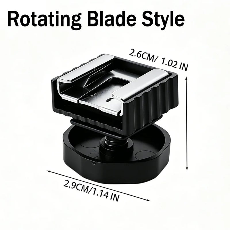 1-5PCS Flash Hot Shoe Adapter Standard 1/4" Screw Thread Hotshoe Mount for Flash Speedight Microphone Holder Tripod Photo Studio - Image 1