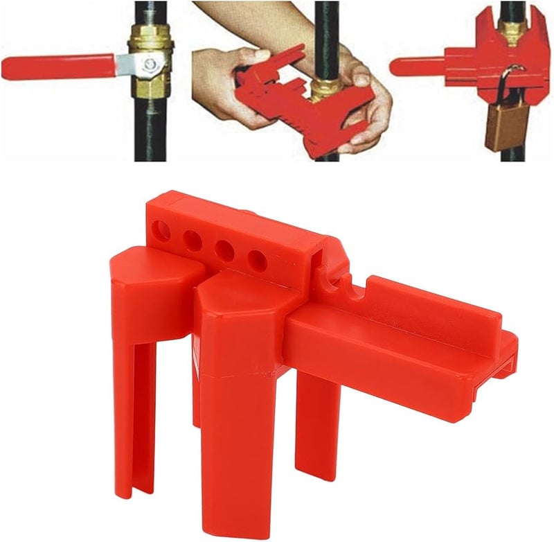 Adjustable Ball Valve Lockout Device 3 4 Inch Industrial Pipeline Safety Lock for Equipment Shutdown and Maintenance - Image 4