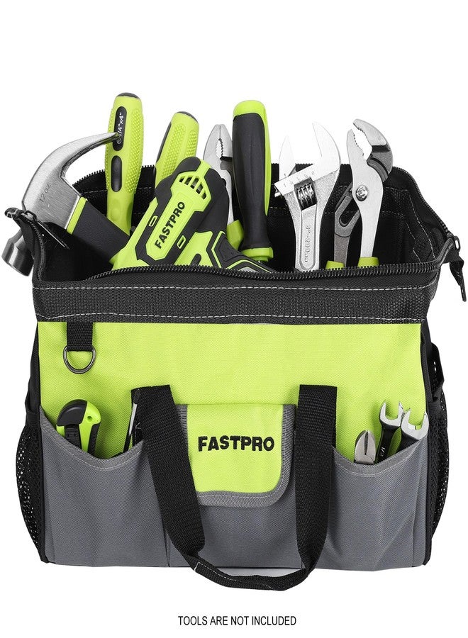 FASTPRO 2-Piece Tool bags, 13-inch & 16-inch Wide Mouth Tool Storage Bags included, Multi-pocket Tool Organizer with Adjustable Shoulder Strap - Image 5