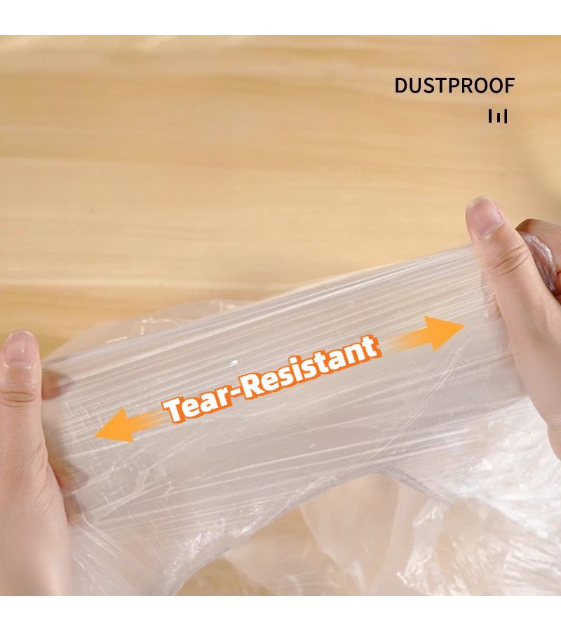 Disposable Large Elastic Dust Proof Furniture Cover For Sofa Bed Protection Plastic Film For Renovation Suitable For Dormitory Living Room Courtyard Office 94 49 204 72 Inch - Image 4