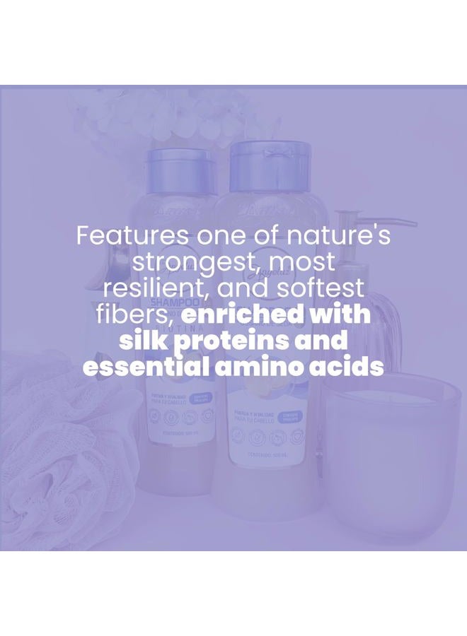 ANYELUZ ANYELUZ Silkworm Shampoo, Enhances Hair Elasticity, Softness, Strength, and Natural Shine, Protects Hair from Dehydration, For Dry Hair  - Image 3