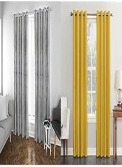 Bundle of Home Gallery Printed curtain 260x140 Multi Color + Home gallery heavy curtain 260x140 yellow - pzsku/Z2319317D121DBCC2AFEDZ/45/_/1724097841/8b1b484f-9ab3-408c-a3e8-70be84dcc4df