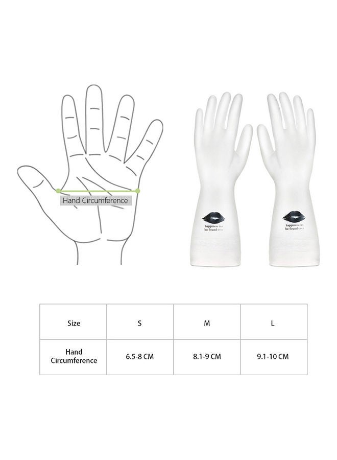 قفازات منزلية أبيض - Image 2