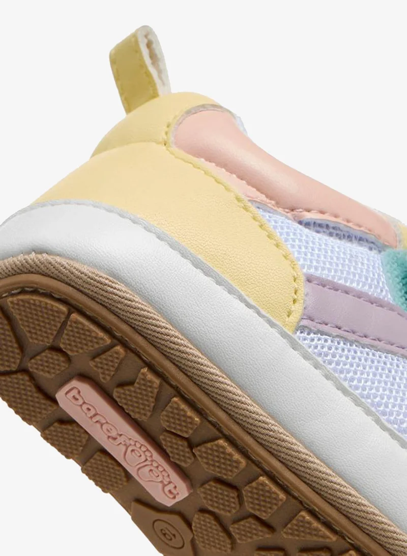 Barefeet Booties with Hook & Loop Closure, Colourblock