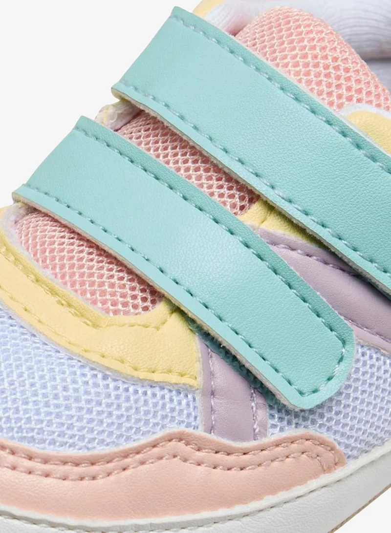 Barefeet Booties with Hook & Loop Closure, Colourblock