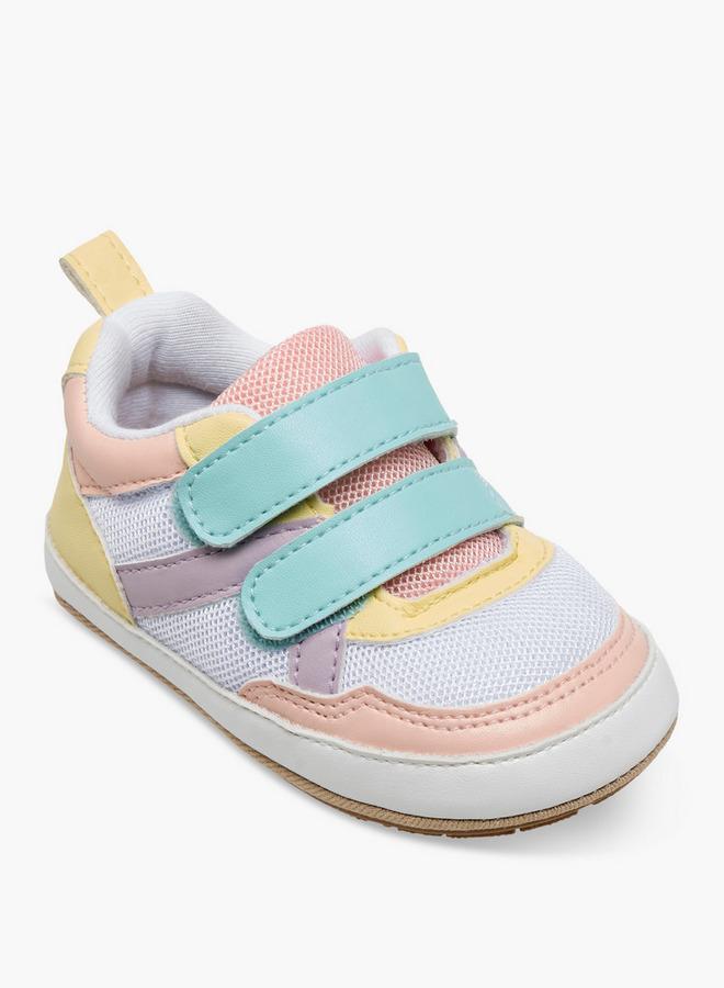 Barefeet Booties with Hook & Loop Closure, Colourblock - Image 2