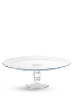Dania A Set 3 Pieces Of Turkish Cake And Pastry Plates Clear Round Glass 13.0 x 14.6 cm  - Image 3