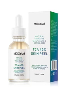 MOOYAM 40% Citric Acid Peeling Serum Chemical Peel for Face Peeling Solution Skin Peel Chemical Exfoliant for Face Exfoliating Facial Peel for Dark Skin Dark Spots Acne Spot 30ml  - Image 1