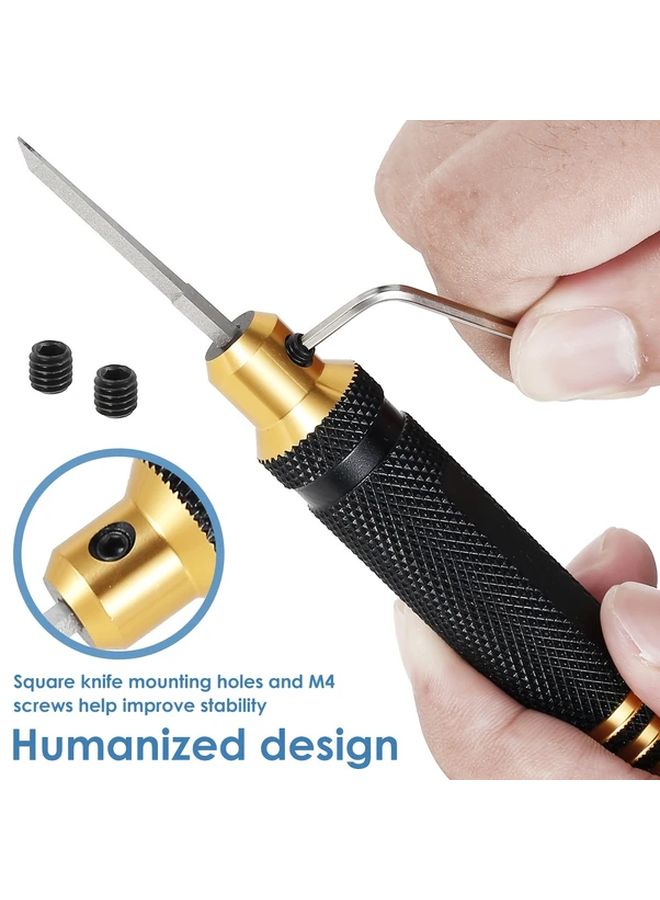 Ultra Sharp Precision Chisel Set 0 1 2 0mm Wear Resistant Scriber With Mounting Holes - Image 2