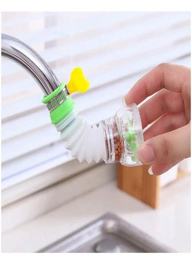 Homecure 360 Degree Water Saving Faucet Adjustable | Tap filter, Tap extender for kitchen sink | Flexible Anti Splash Water Saving Movable | Sprinkle Head Nozzle for & Kitchen (1, Multicolor) - Image 3