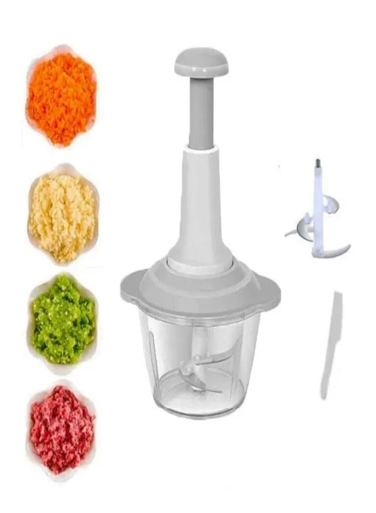 كبة الطعام اليدوية السهلة لفرم جميع انواع اللحوم والخضروات لتسهيل وتوفير وقت إعداد الطعام 1.5لتر(متعددة الألوان) - Image 3