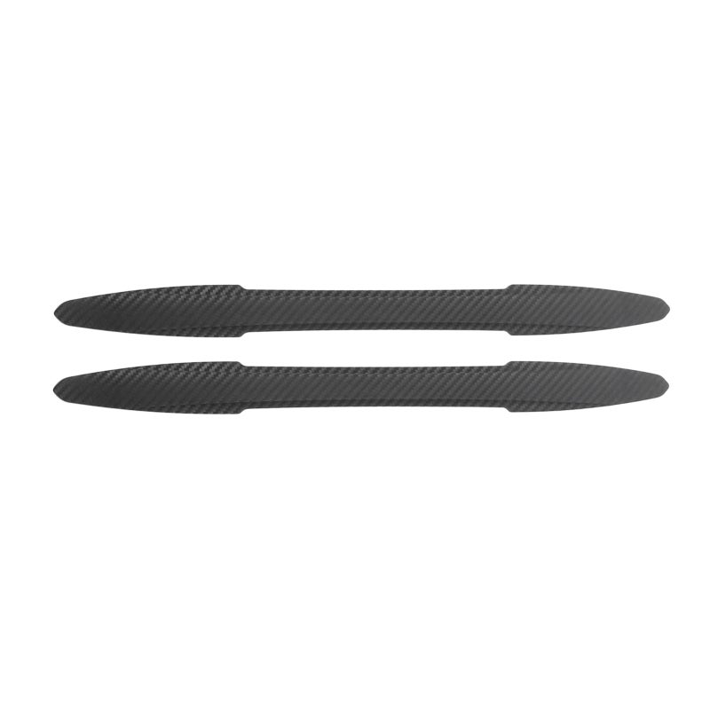 Bumper Strip 3M Adhesive Rubber Protector - Durable Carbon Fiber Exterior Guard - Perfect Fit for Auto Front Bumpers - Image 2